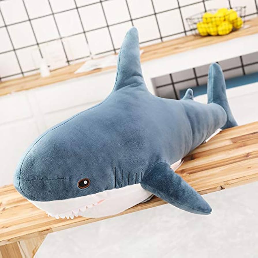 新品　ジェリーキャット　シャーク　サメぬいぐるみ　鮫　シルヴィー　　ギフト袋付き JELLY CAT】シャーク ぬいぐるみ 27cm☆国内発 (JELLYCAT